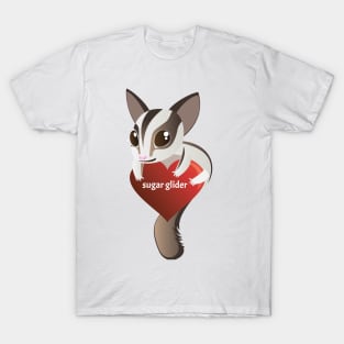 I Love Sugar Glider T-Shirt